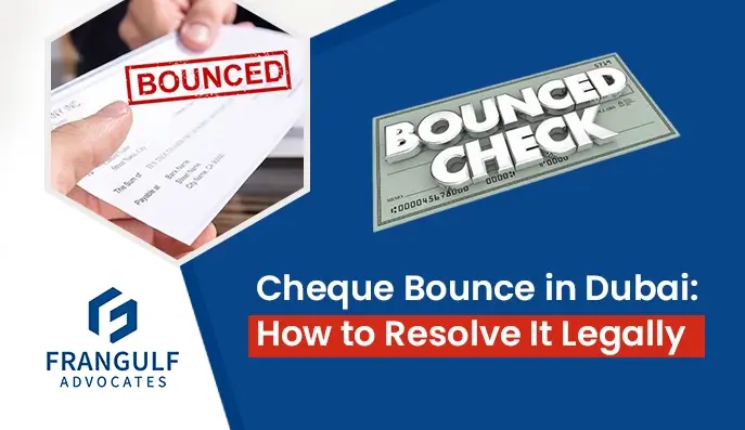A person handing a bounced cheque