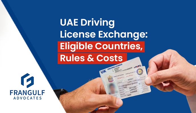UAE driving License exchange